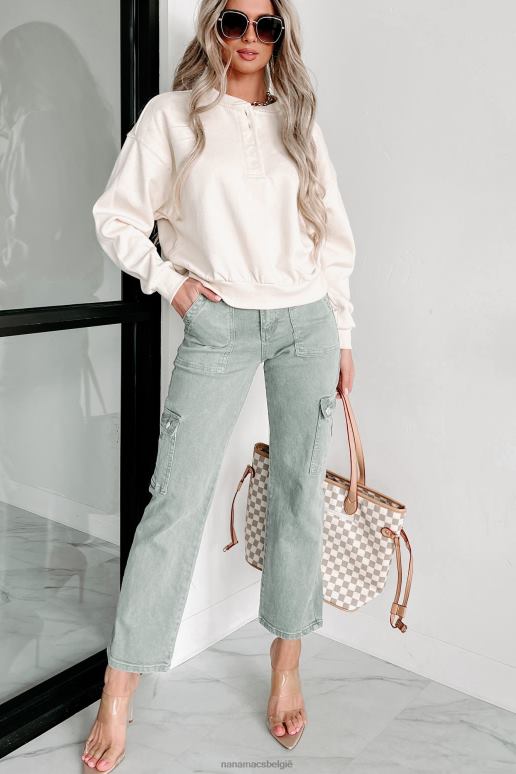 room cropped henley-sweatshirt NanaMacs HPTT867