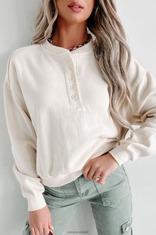 room cropped henley-sweatshirt NanaMacs HPTT867