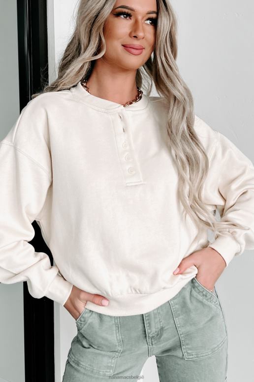 room cropped henley-sweatshirt NanaMacs HPTT867