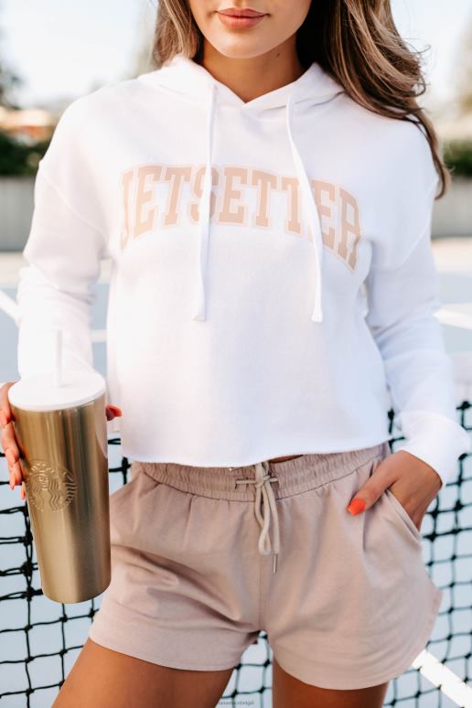 wit jetsetter graphic - meerdere shirtopties NanaMacs HPTT1002