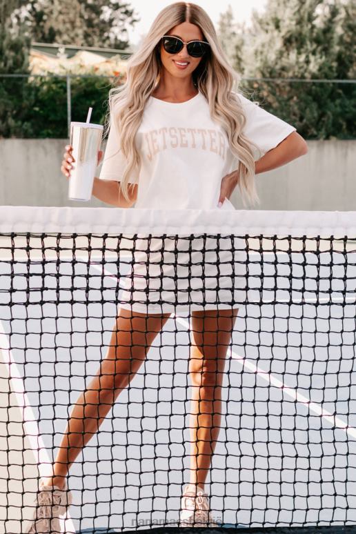 wit jetsetter graphic - meerdere shirtopties NanaMacs HPTT1002