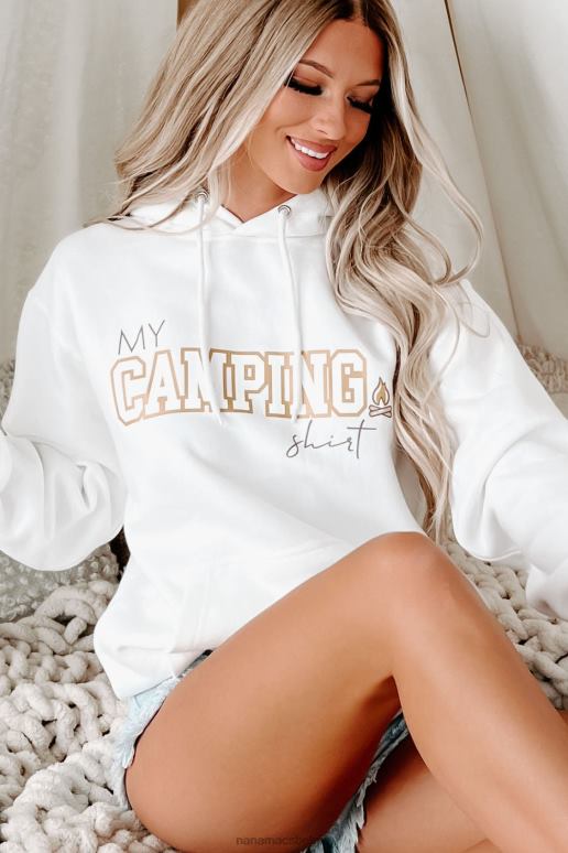 wit mijn campingshirt metallic graphic - meerdere shirtopties NanaMacs HPTT1068