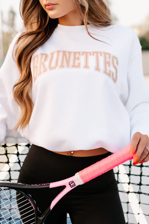 wit/taupekleurig grafische brunettes - meerdere shirtopties NanaMacs HPTT1000