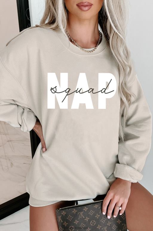 zand nap squad grafische ronde hals NanaMacs HPTT1018