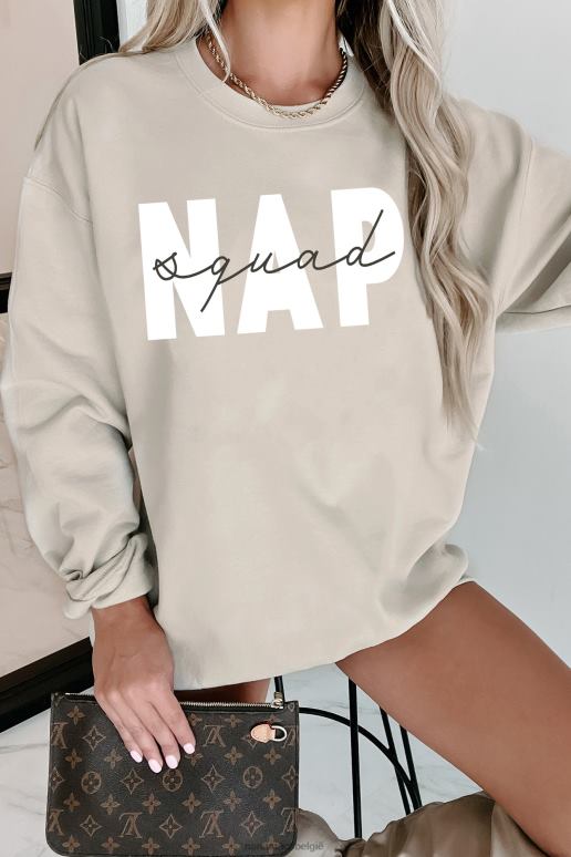 zand nap squad grafische ronde hals NanaMacs HPTT1018