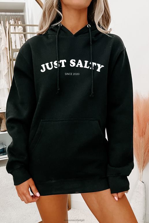 zwart gewoon zoute grafische meerdere shirtopties NanaMacs HPTT1057