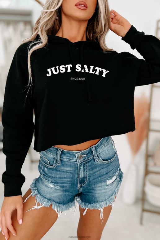 zwart gewoon zoute grafische meerdere shirtopties NanaMacs HPTT1057