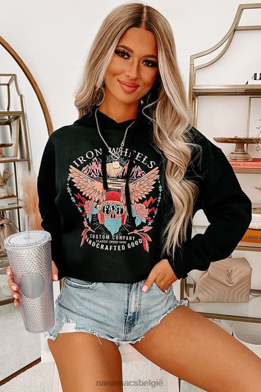 zwart ijzeren wielen grafisch meerdere shirtopties NanaMacs HPTT1004