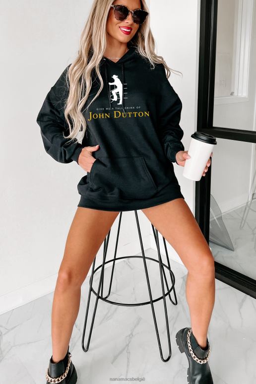 zwart tall drink of john graphic meerdere shirtopties NanaMacs HPTT1043