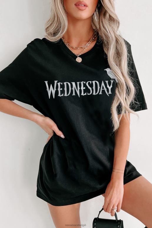 zwart zwaar onderschatte dubbelzijdige grafische meerdere shirtopties NanaMacs HPTT1032