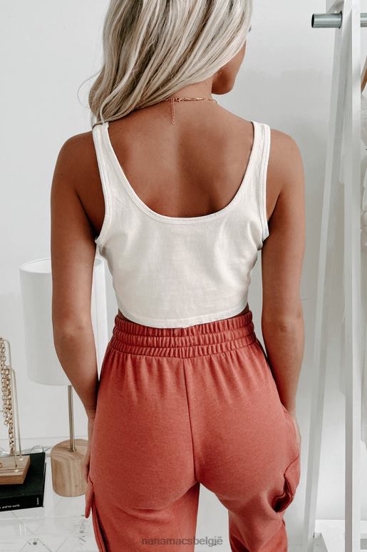 Franse vanille tank met ronde hals NanaMacs HPTT559