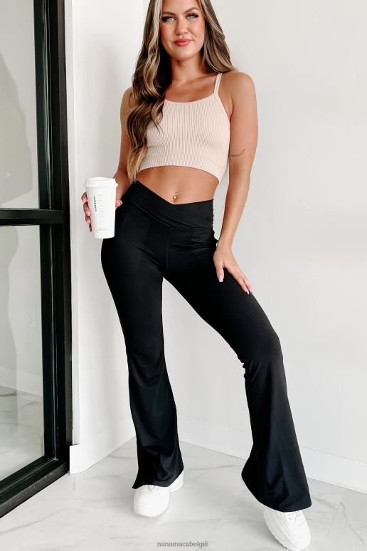 havermelk trouw aan een foutloze naadloze geribbelde gewastank NanaMacs HPTT526