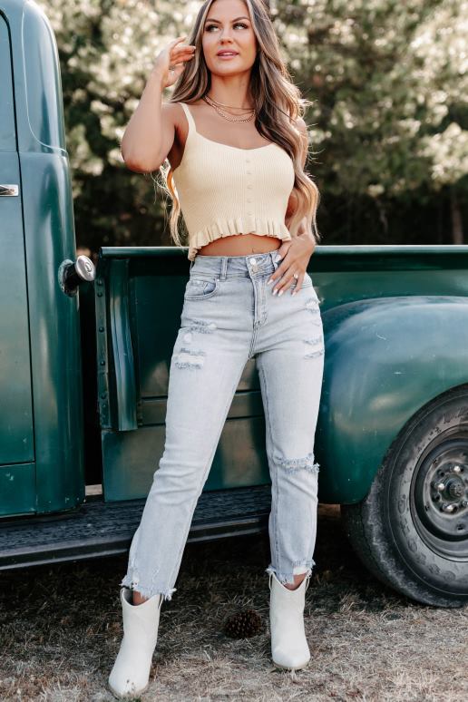 natuurlijk door alles trui gebreide tanktop NanaMacs HPTT1687