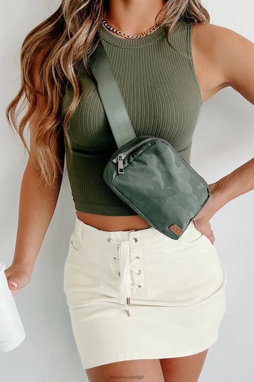 olijf opgegroeid met beloften naadloze geribbelde gewastank NanaMacs HPTT517