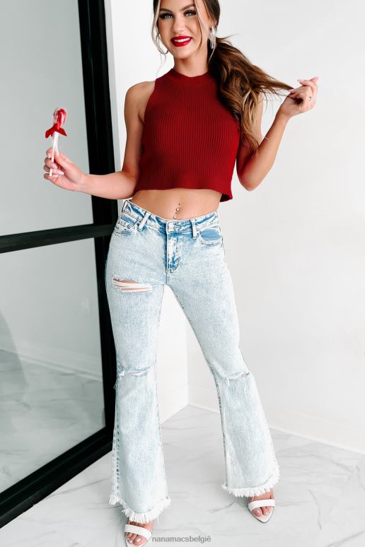 rood zal wonderen nooit ophouden crop sweater tank NanaMacs HPTT1237