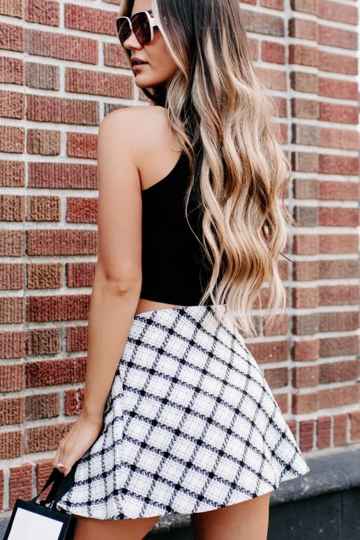 zwart verloren in lagen cropped sweatertank NanaMacs HPTT1290