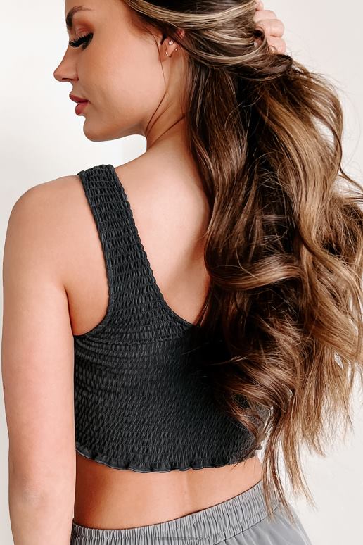 zwart vreugde in de reis gesmokte gewastank NanaMacs HPTT605