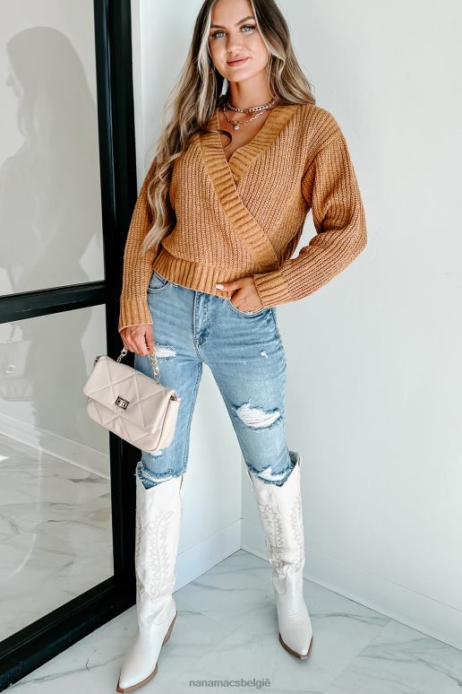 bruine suiker diepe denker koorhemd trui NanaMacs HPTT1736