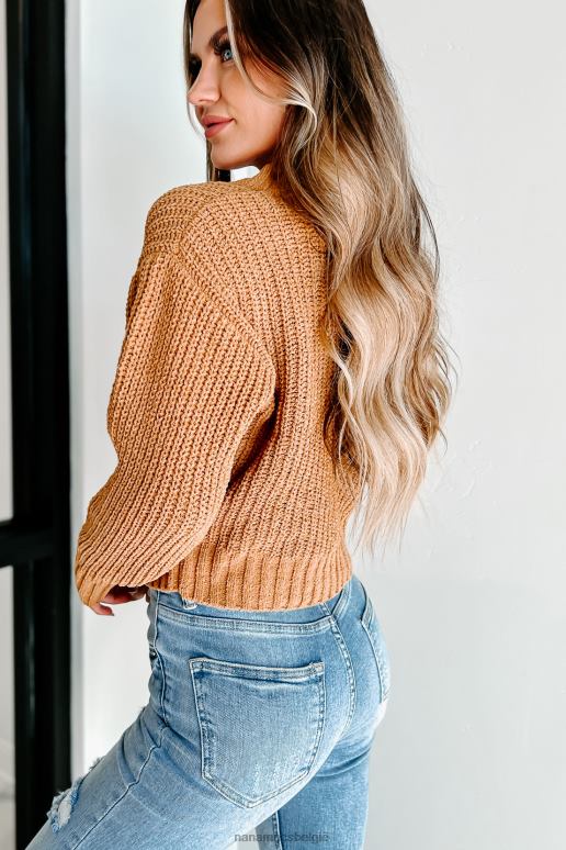 bruine suiker diepe denker koorhemd trui NanaMacs HPTT1736