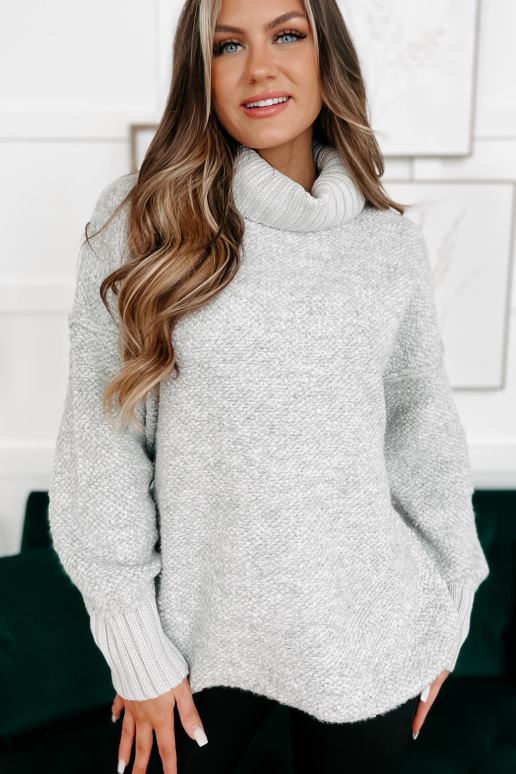 heide grijs gladde helling coltrui NanaMacs HPTT928