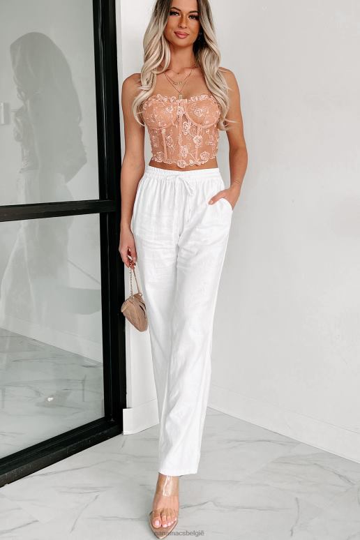 blozen verleidelijk lot korsettopje met bloemmotief NanaMacs HPTT118