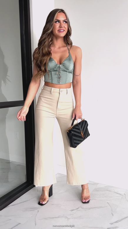 verstandig clubhopping satijnen halter corset top NanaMacs HPTT95