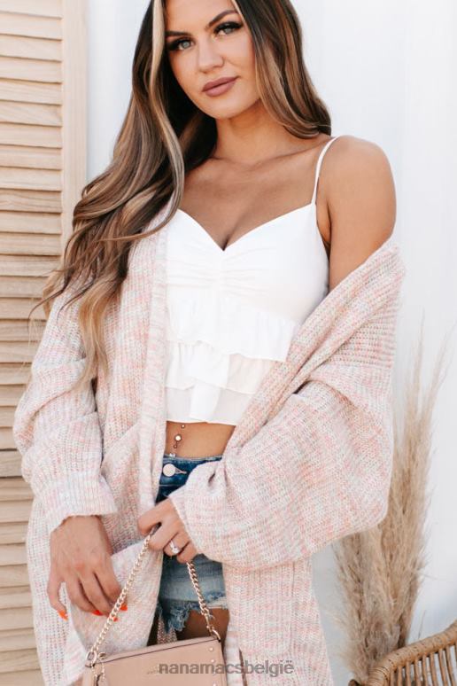 roze/groen Pemberly veelkleurig vest NanaMacs HPTT3745