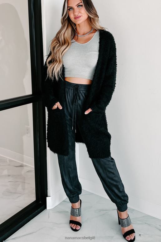 zwart zeg dat je open vest blijft NanaMacs HPTT3738